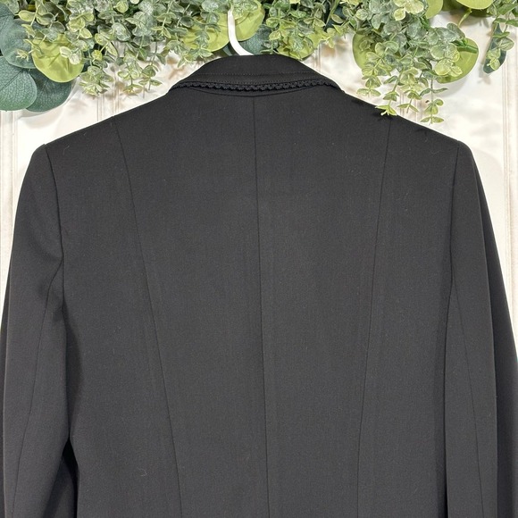 Vertigo Paris Blazer Jacket Women's SMALL Black Career Classic Office Wear - Picture 4 of 10
